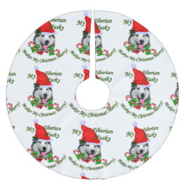 Siberian Husky Kerstmis Kerstboom Rok