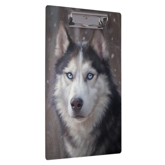 Siberian Husky Klembord (Rechts)