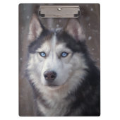 Siberian Husky Klembord (Voorkant)