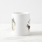 Siberian Husky Koffiemok (Center)