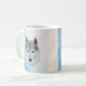 Siberian Husky Koffiemok (Voorkant links)