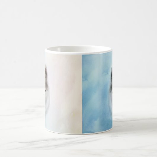 Siberian Husky Koffiemok (Center)