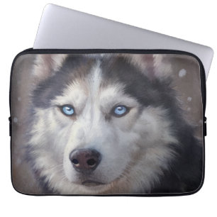 Siberian Husky Laptop Sleeve
