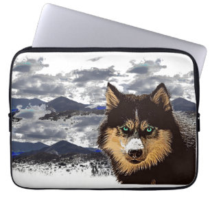 Siberian Husky-laptophoes Laptop Sleeve