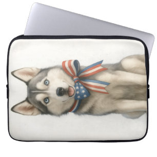 Siberian Husky-laptophoes Laptop Sleeve