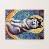 Siberian Husky Legpuzzel (Horizontaal)