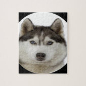 "Siberian Husky" Legpuzzel (Verticaal)