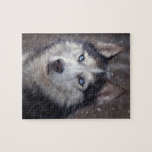 Siberian Husky Legpuzzel (Horizontaal)