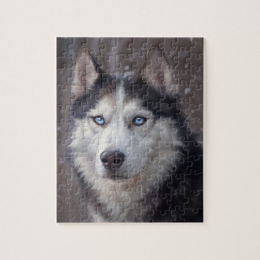 Siberian Husky Legpuzzel (Verticaal)