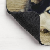 Siberian Husky Life is een Beach Mousepad Muismat (Hoek)