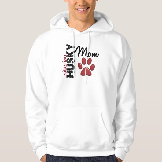 Siberian Husky Ma 2 Hoodie (Voorkant)