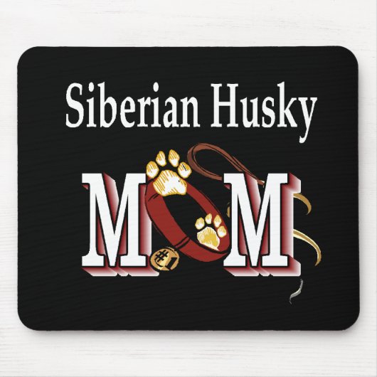 Siberian Husky Ma Gifts Muismat (Voorkant)