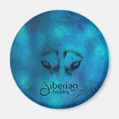 Siberian Husky Magneet (Voorkant)