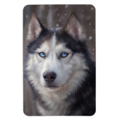 Siberian Husky Magneet (Verticaal)