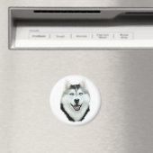 Siberian Husky Magneet (Insitu (Vaatwasser))