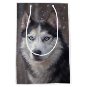 Siberian Husky Medium Cadeauzakje