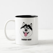 SIBERIAN HUSKY mokken (Links)