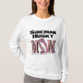 Siberian Husky MOM T-shirt (Voorkant)