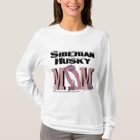 Siberian Husky MOM T-shirt (Voorkant)