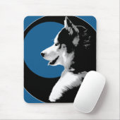 Siberian Husky Mousepad Gifts Malamute Sled Dogs Muismat (Met muis)