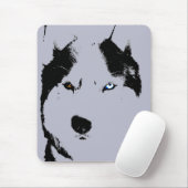 Siberian Husky Mousepad Gifts Malamute Sled Dogs Muismat (Met muis)