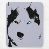 Siberian Husky Mousepad Gifts Malamute Sled Dogs Muismat (Voorkant)