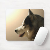 Siberian Husky Mousepad Gifts Malamute Sled Dogs Muismat (Met muis)