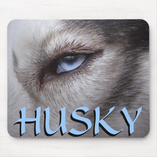 Siberian Husky Mousepad Gifts Malamute Sled Dogs Muismat (Voorkant)