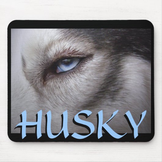 Siberian Husky Mousepad Gifts Malamute Sled Dogs Muismat (Voorkant)