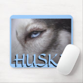 Siberian Husky Mousepad Gifts Malamute Sled Dogs Muismat (Met muis)