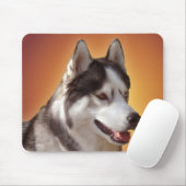 Siberian Husky Mousepad Gifts Malamute Sled Dogs Muismat (Met muis)