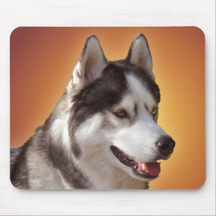 Siberian Husky Mousepad Gifts Malamute Sled Dogs Muismat