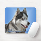Siberian Husky Mousepad Gifts Malamute Sled Dogs Muismat (Met muis)
