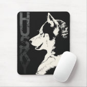 Siberian Husky Mousepad Gifts Malamute Wolf Dogs Muismat (Met muis)