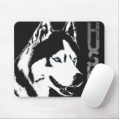 Siberian Husky Mousepad Gifts Malamute Wolf Dogs Muismat (Met muis)