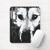Siberian Husky Mousepad Gifts Malamute Wolf Dogs Muismat (Met muis)