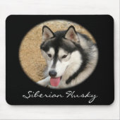 Siberian Husky Mousepad Muismat (Voorkant)