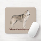 Siberian Husky Mousepad Muismat (Met muis)
