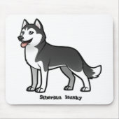 Siberian Husky Muismat (Voorkant)