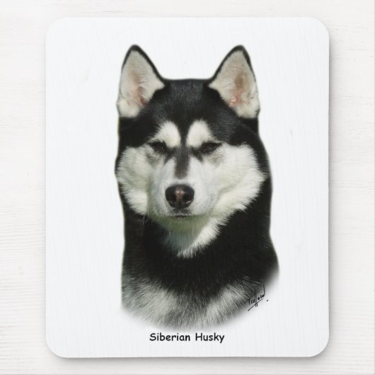 Siberian Husky Muismat (Voorkant)