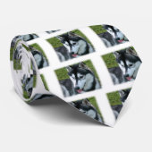 Siberian Husky Necktie Stropdas (Opgerold)