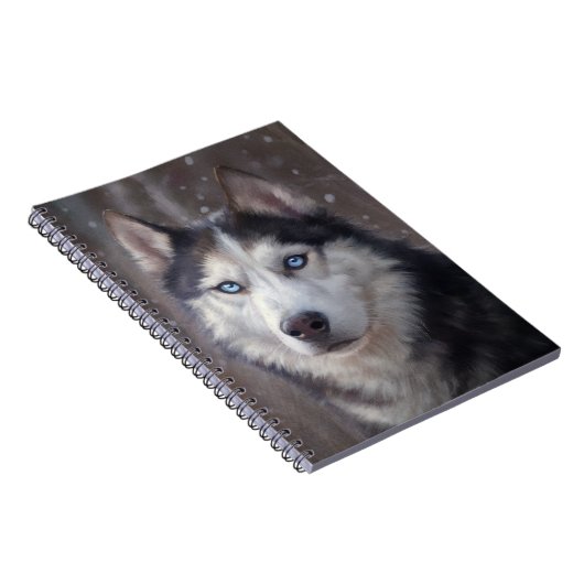 Siberian Husky Notitieboek (Rechterzijde)