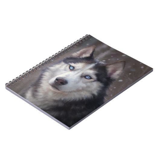 Siberian Husky Notitieboek (Linkerzijde)
