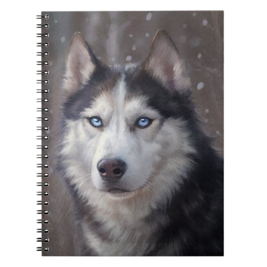 Siberian Husky Notitieboek (Voorkant)