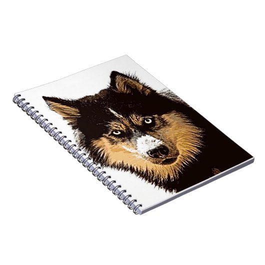 Siberian Husky Notitieboek (Rechterzijde)