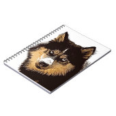 Siberian Husky Notitieboek (Linkerzijde)