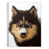 Siberian Husky Notitieboek (Voorkant)