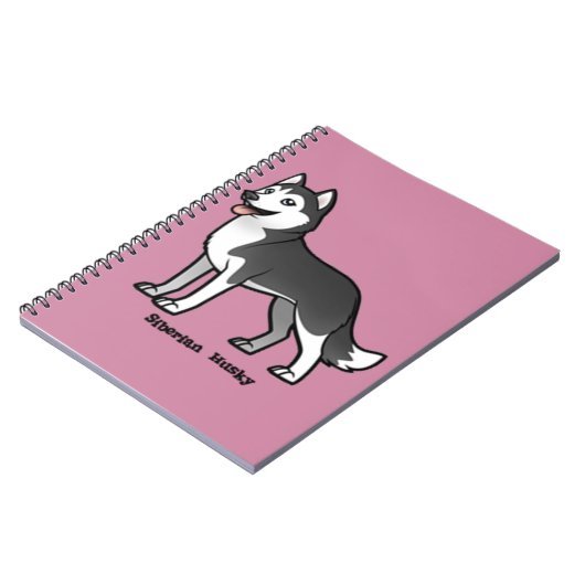 Siberian Husky Notitieboek (Linkerzijde)