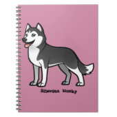 Siberian Husky Notitieboek (Voorkant)