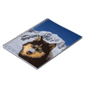 Siberian Husky Notitieboek (Linkerzijde)